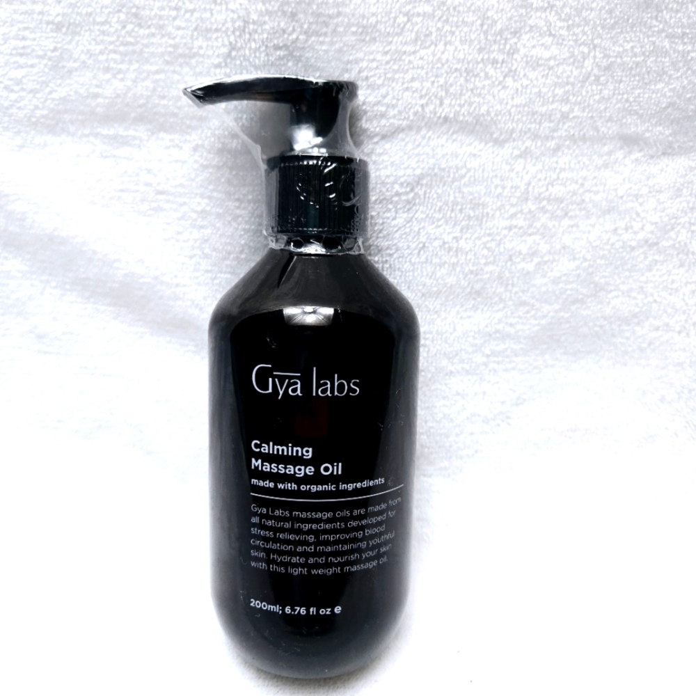 Gya Labs Calming Massage Oil Made With Organic Ingredients 200 ml